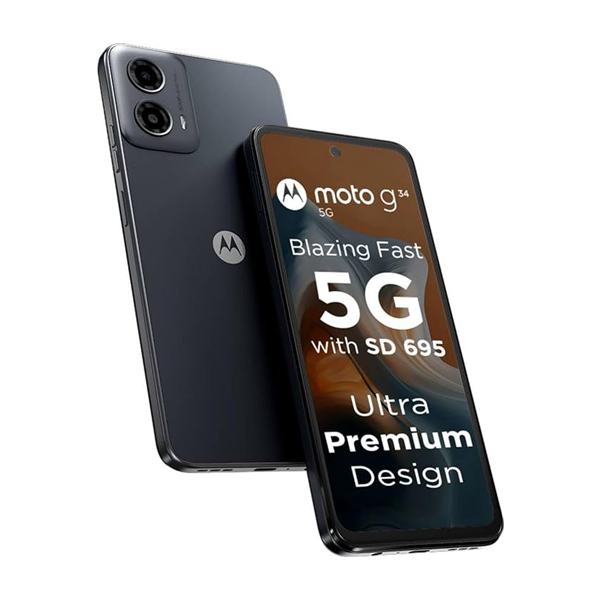 Buy Motorola G34 5G (8 GB RAM, 128 GB) Charcoal Black Mobile Phone - Vasanth and Co